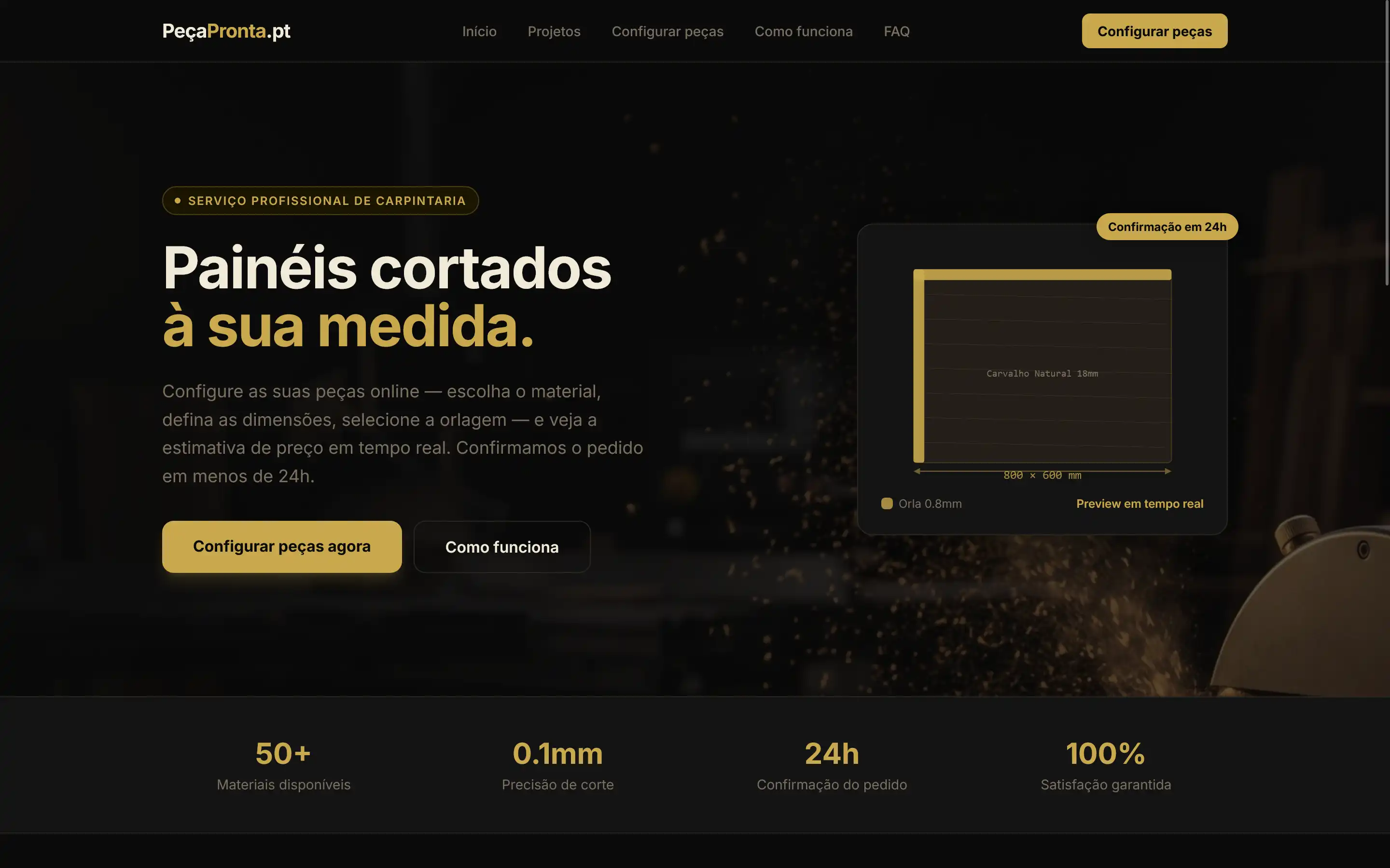 Website PeçaPronta.pt, projeto Webmari